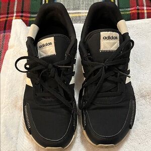 Adidas Classic Black and White Trainers